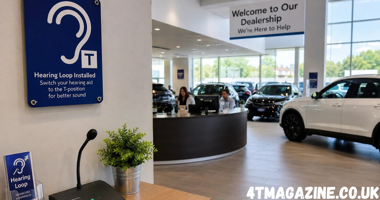 car dealership with hearing loop